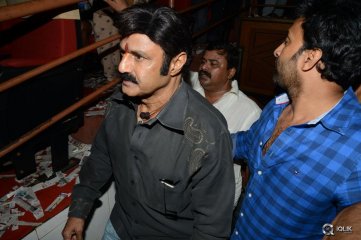 Balakrishna at Bramaramba Theatre To Watch Lion